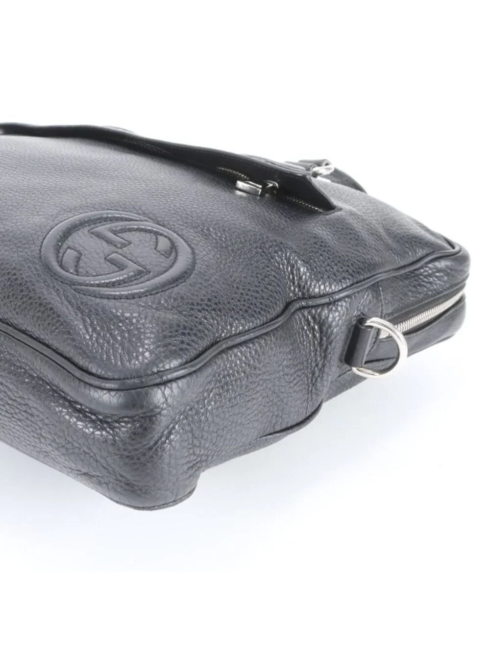 Gucci Interlocking Leather Business Document Briefcase Tote